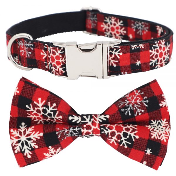 christmas dog collar
